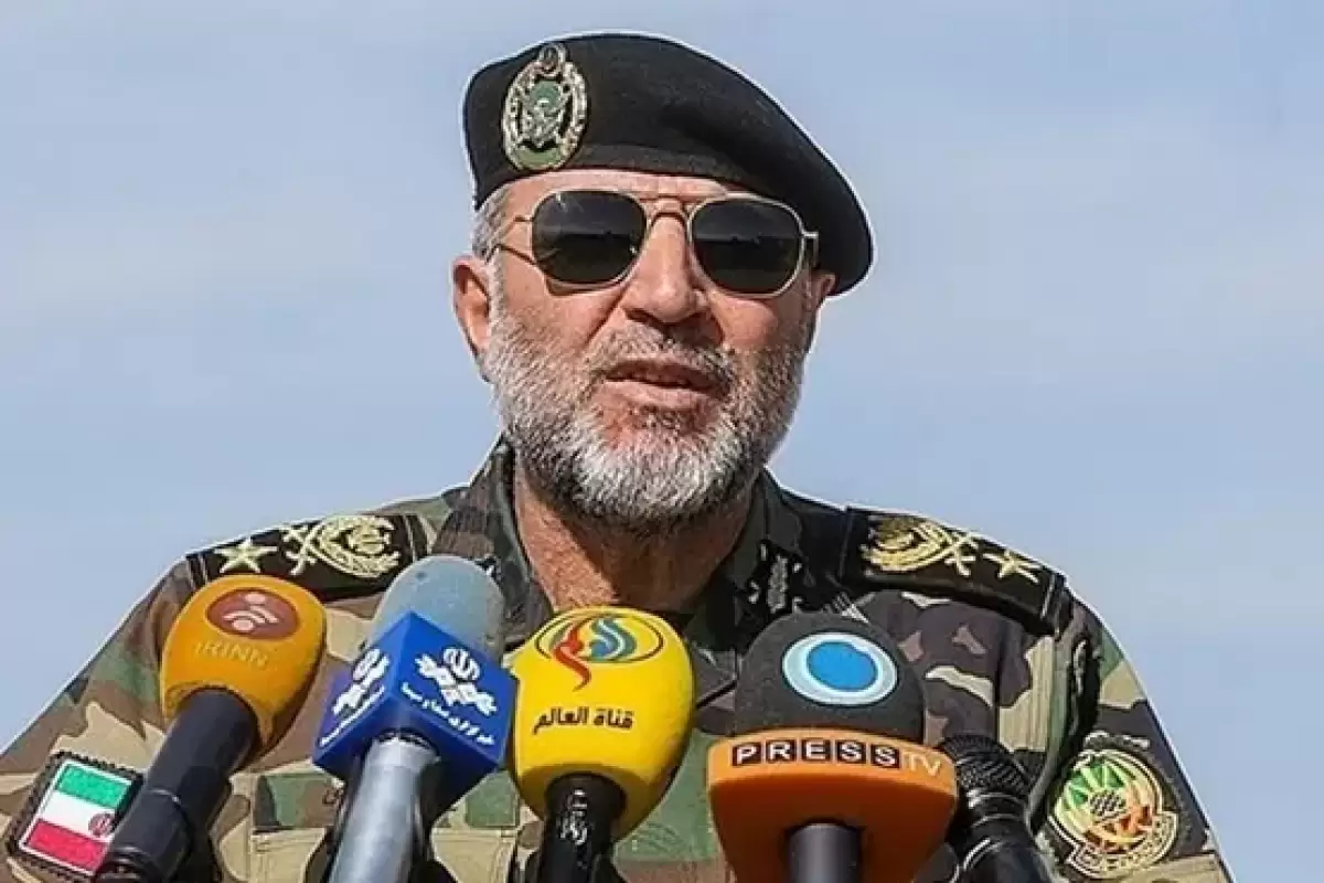 امیر حیدری: ارتش با تمام توان، پا در رکاب ولایت، آماده است؛ با چشمانی بیدار و حواسی جمع، دست ما همواره روی ماشه است