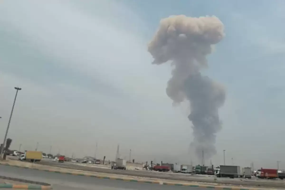 گزارش میدانی از حادثه بندر شهید رجایی