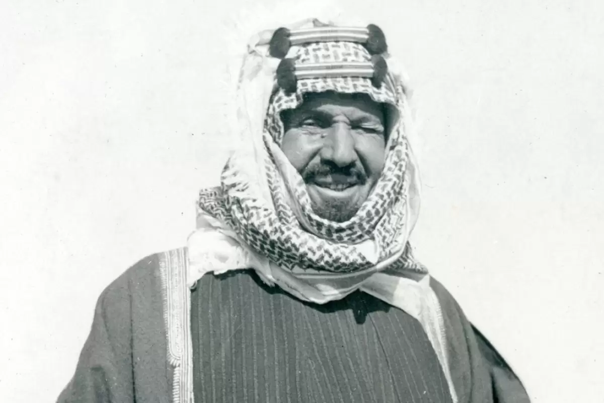 عکس؛ سفر در تاریخ؛ دیدار «اولین پادشاه عربستان با چرچیل»؛ سال 1323