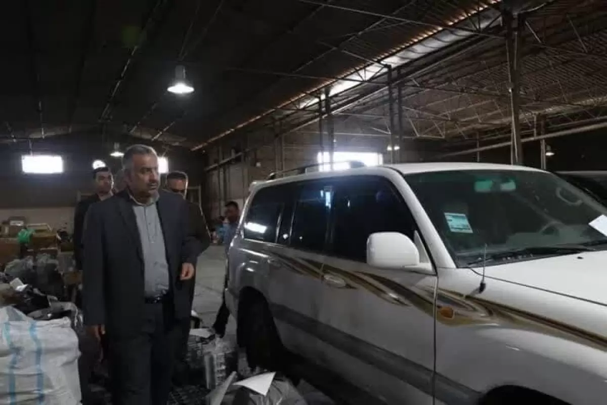 تعیین تکلیف خودروهای قاچاق توقیفی موجود در انبار اموال تملیکی استان گلستان 