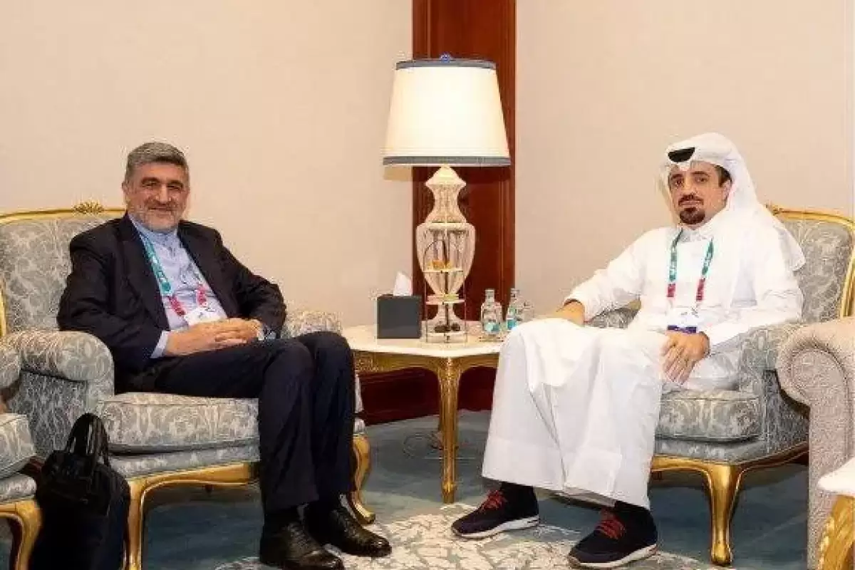 دیدار رییس سازمان بورس ایران با همتای قطر