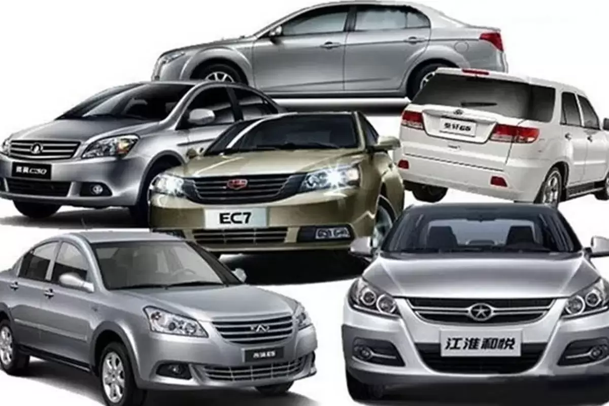 قیمت بازار خودروهای چینی + جدول