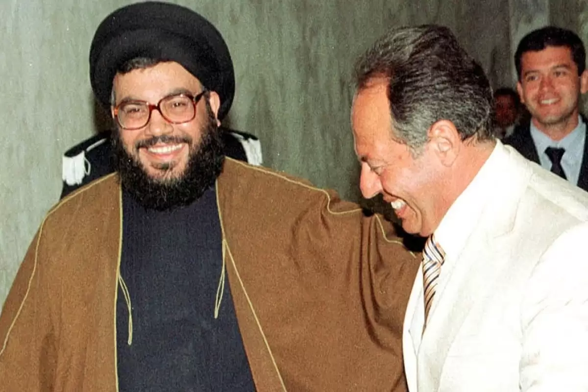 عکس؛ سفر در زمان؛ دیدار «سید حسن نصرالله با بشار اسد»؛ سال 1379