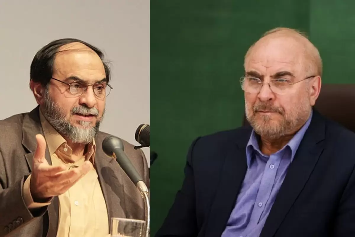 ببینید؛ سفر به تاریخ؛ «محمد باقر قالیباف» و «حسن رحیم‌پور ازغدی» در جبهه؛ سال 1365
