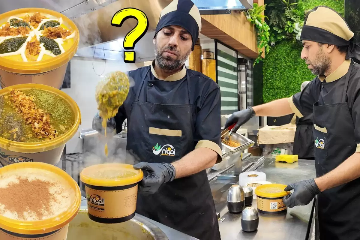 ببینید؛ غذای خیابانی در اصفهان؛ پخت آش آبادان، آش رشته، شله قلمکار، حلیم و حلیم بادمجان