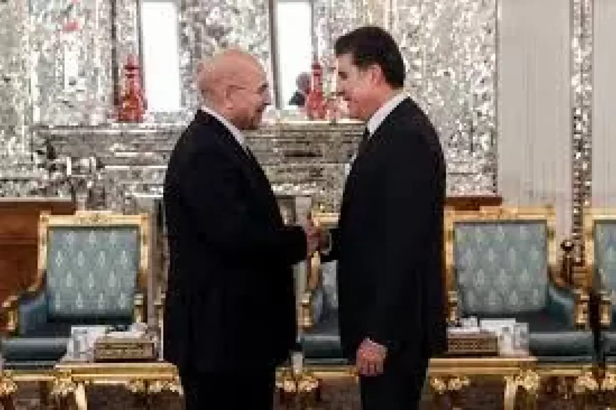 دیدار بارزانی با قالیباف در بهارستان