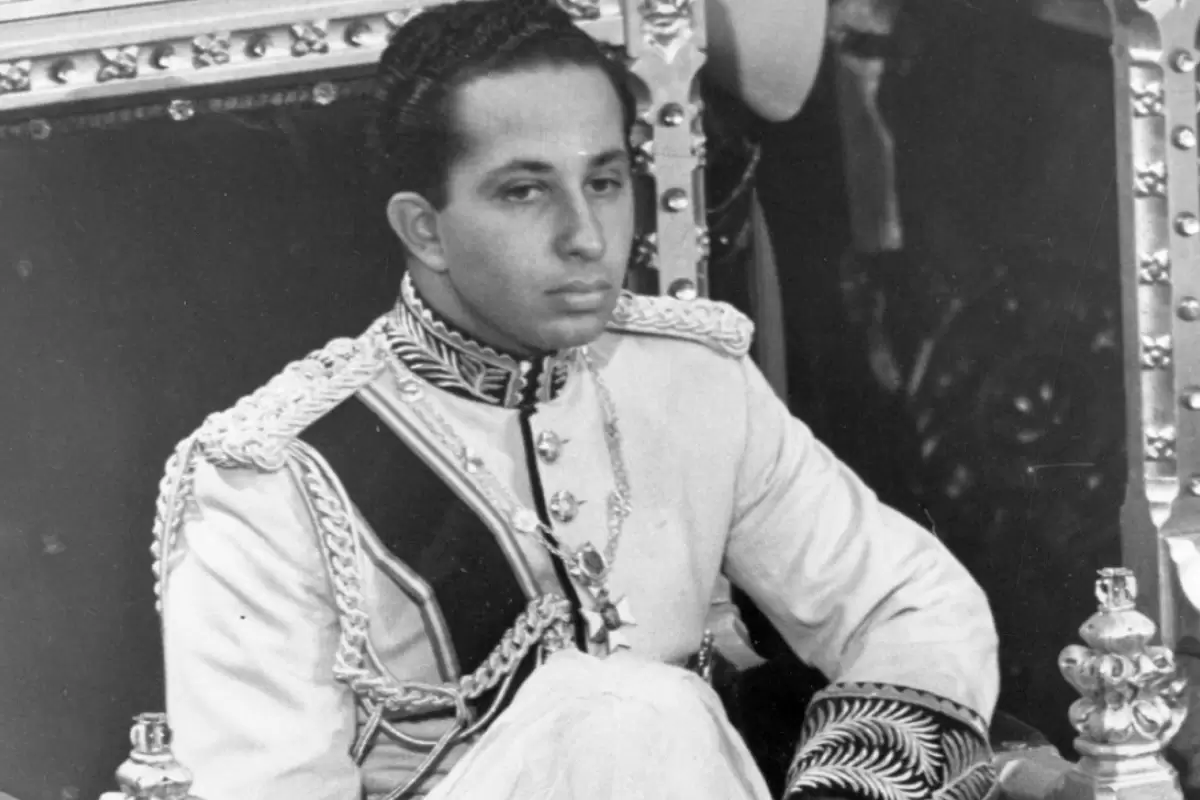 عکس؛ سفر در زمان؛ دیدار «محمدرضا پهلوی با آخرین پادشاه عراق»؛ سال 1336
