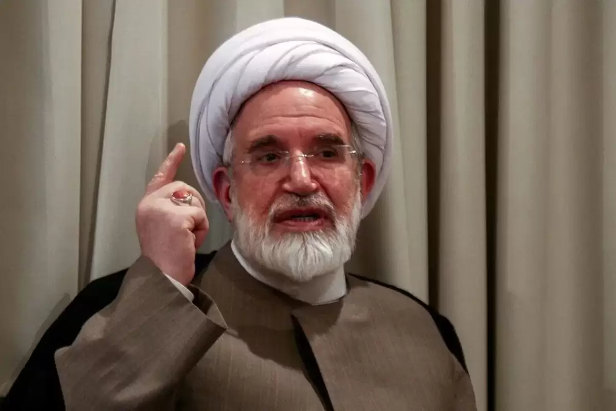 مهدی کروبی دیدار با روحانیون و تسلیت برای انفجار بندر