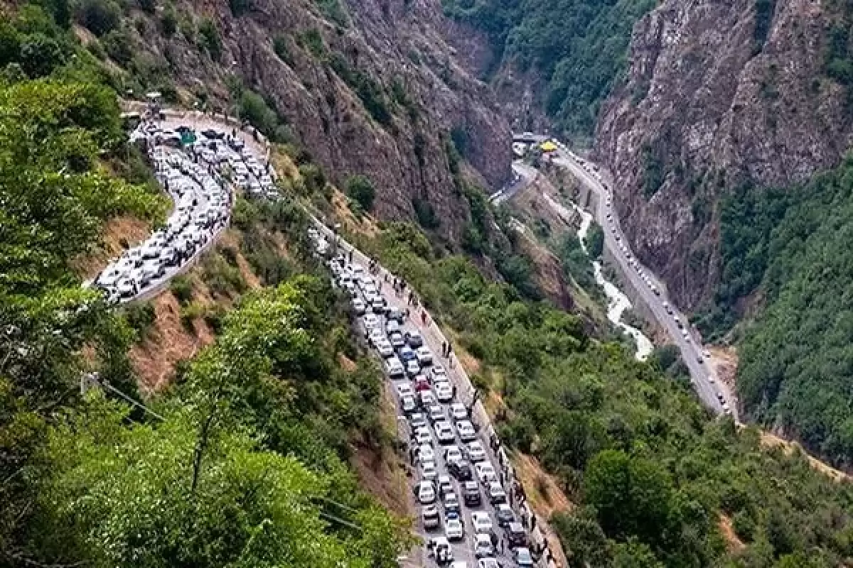 بازگشایی جاده چالوس و آزادراه تهران – شمال پس از انسداد