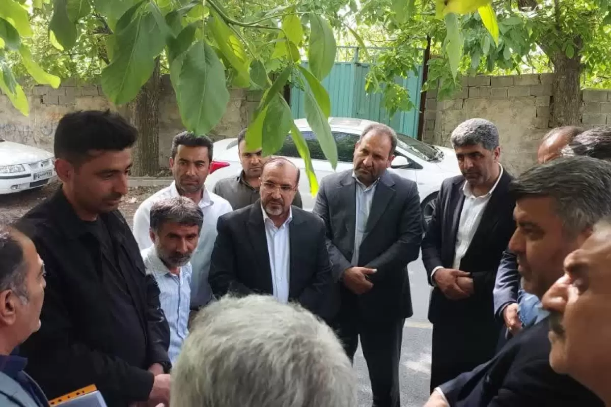 بازدید میدانی مدیرکل منابع طبیعی استان البرز از روستای آردهه با حضور مسئولان استانی و شهرستانی