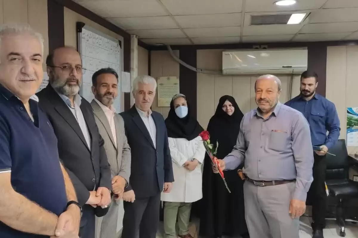 تجلیل از کارکنان حوزه فناوری اطلاعات سلامت مراکز درمانی تأمین اجتماعی استان البرز