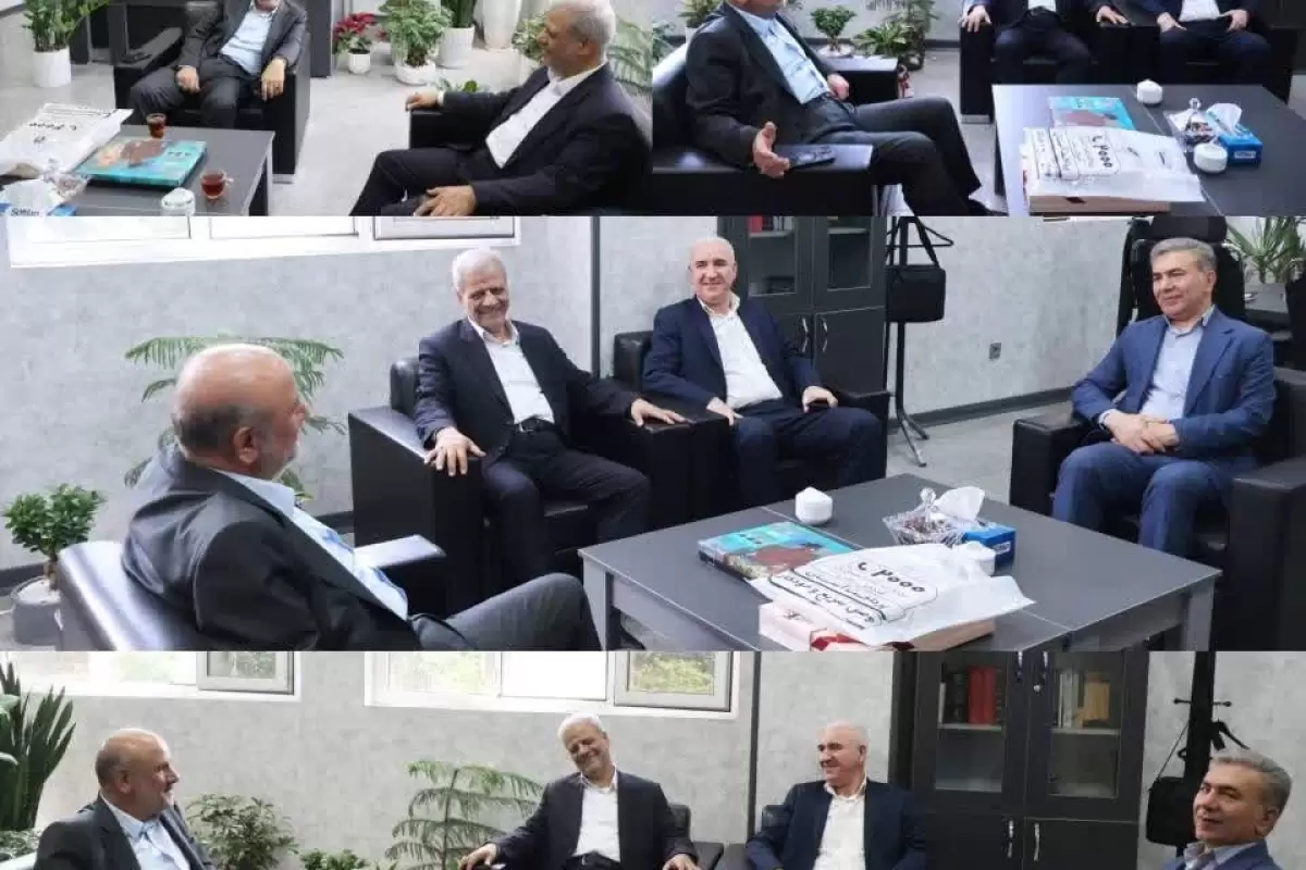 دیدار مدیر مخابرات منطقه البرز با معاون هماهنگی امور عمرانی استانداری