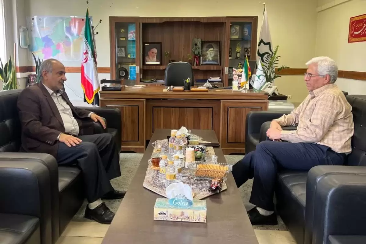  دیدار مدیرعامل انجمن خیرین مسکن ساز استان با مدیرکل دفتر امور روستایی و شوراهای استانداری گلستان 