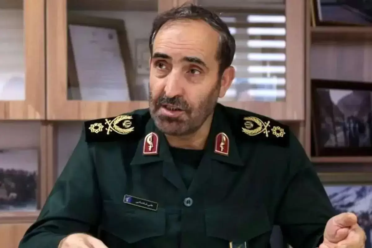 تشییع پیکر سردار شهید «علی شادمانی» در همدان + عکس