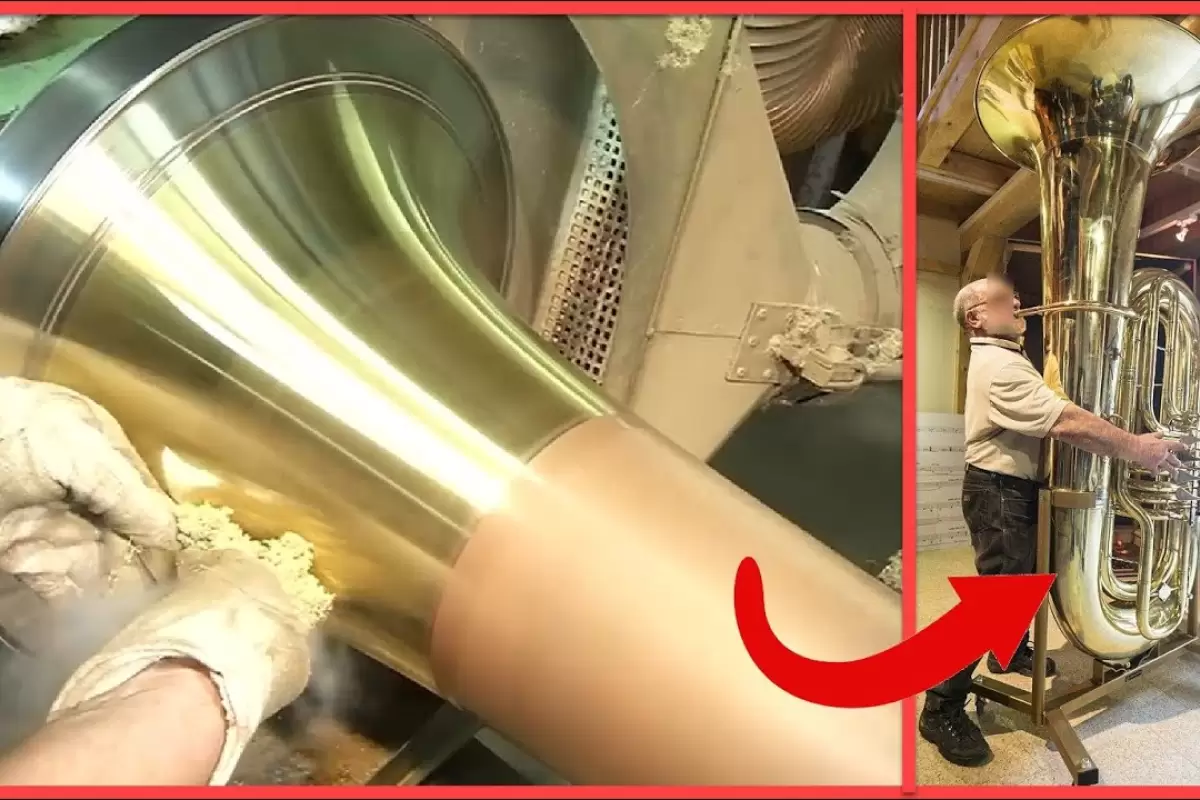 ببینید؛ فرآیند شگفت انگیز ساخت یک ترومپت با استفاده از دستگاه CNC