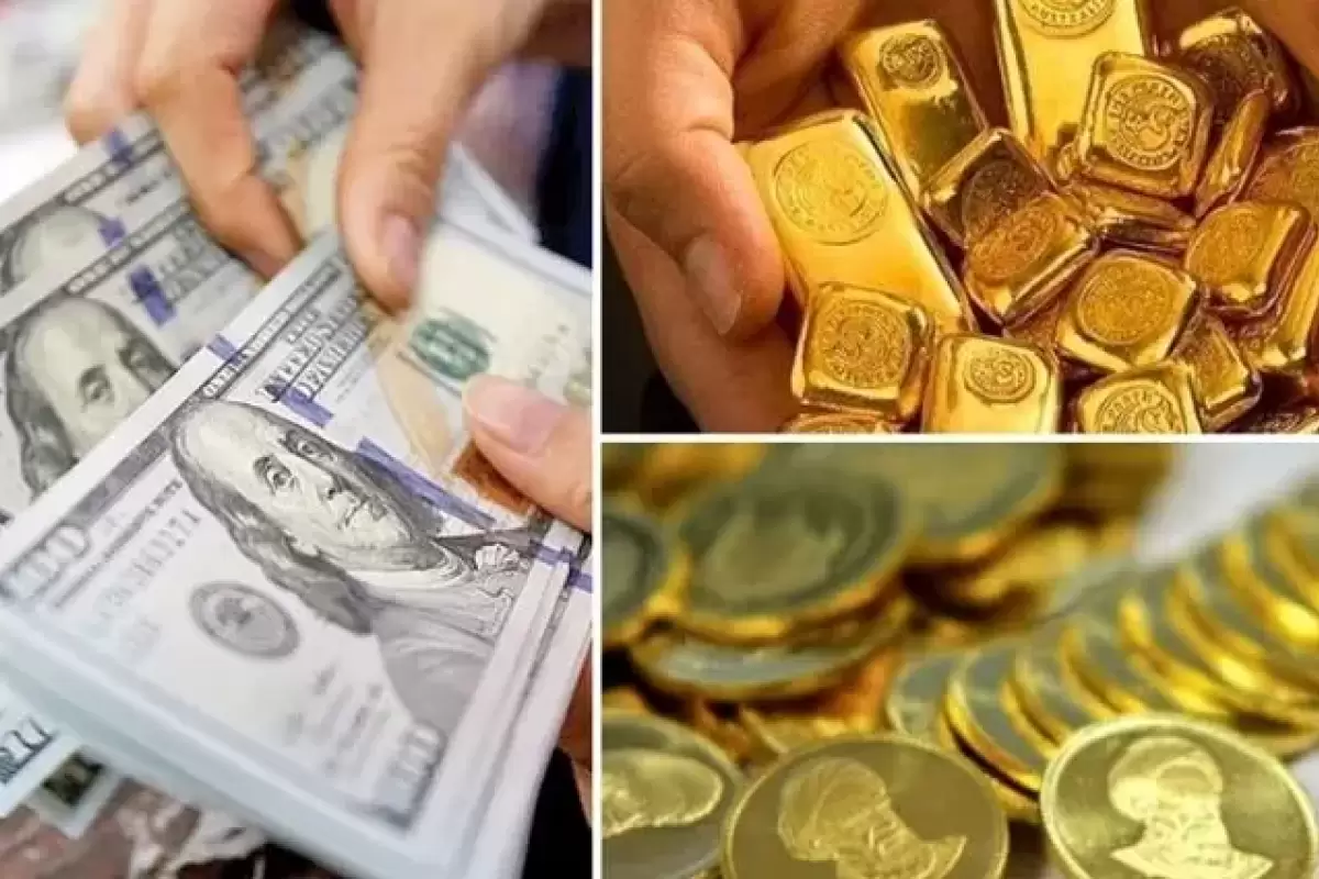 قیمت دلار، طلا و سکه در ساعات پایانی بازار دوشنبه ۱۹ خرداد ۱۴۰۴/ نوسان بی‌رمق قیمت دلار