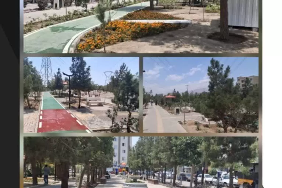 بوستان میلاد افتتاح شد