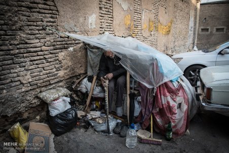 حال و روز کارتن خوابها در شیراز