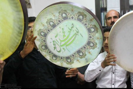 مراسم مولودی خوانی به مناسبت مبعث پیامبر (ص)