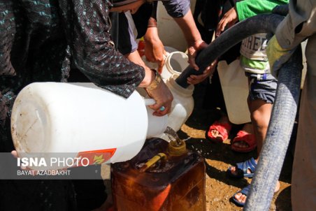 نوبت بندی آب در شهرستان بستک