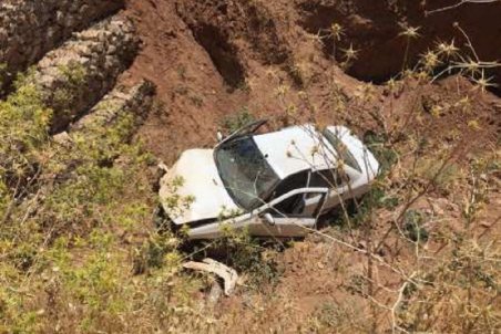 یک کشته در سقوط خودرو به دره ر گردنه حیران