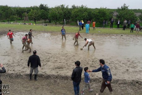 مازندارن| استقبال جالب از شالیکاری در روستای دامیر ساری (فوتشال )