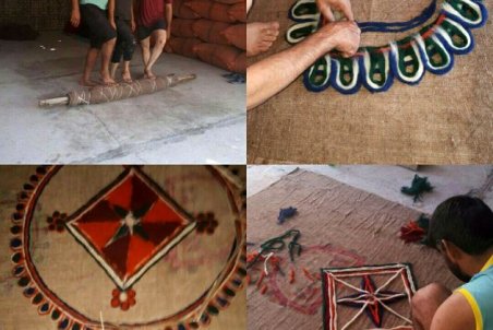 خوزستان| احیای صنعت نمد مالی باوی