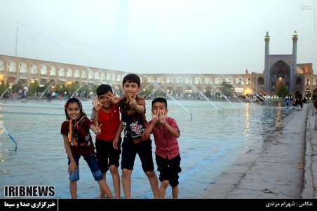 اصفهان| مهربانی تابستان با اصفهانی‌ها