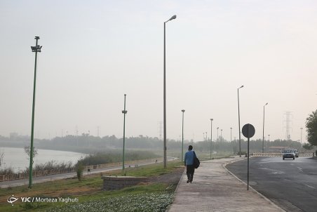 خوزستان| اهواز در هاله ای از دود