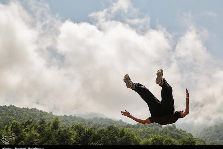 گیلان| برگزاری مسابقات پارکور