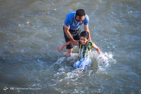 اصفهان| باز شدن سد راینده رود