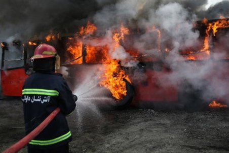 بازیگران مرگ در جهنم آتش