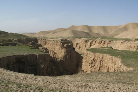 گلستان| زنگ خطر فرسایش خندقی