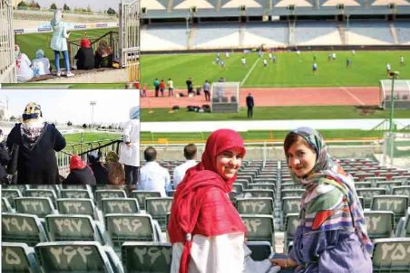 ورود زنان به 2 ورزشگاه در یک روز