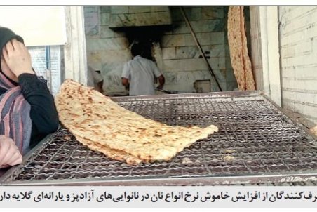 تنور عرضه چند نرخی نان گرم شد