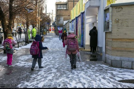 چهارمحال و بختیاری| جلوه های زیبای برف در شهرکرد