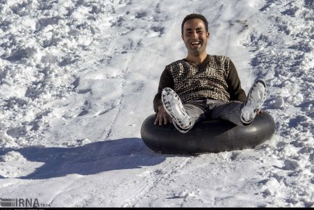 سمنان| تفریحات برفی در شهمیرزاد