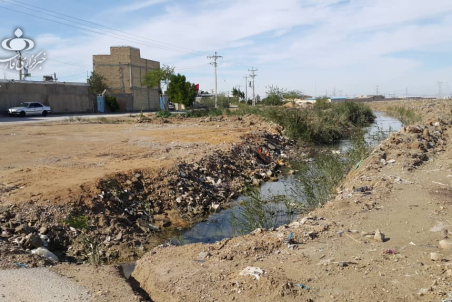 خوزستان| شهرک طالقانی در محاصره کانال‌های روباز فاضلاب