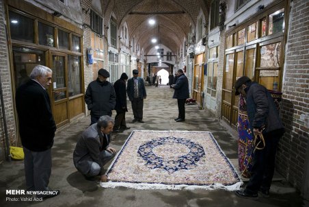 آذربایجان شرقی| بازار فرش تبریز‎