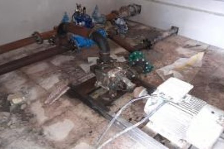 مونتاژقطعات و تجهيزات ايستگاه پمپاژ گورت