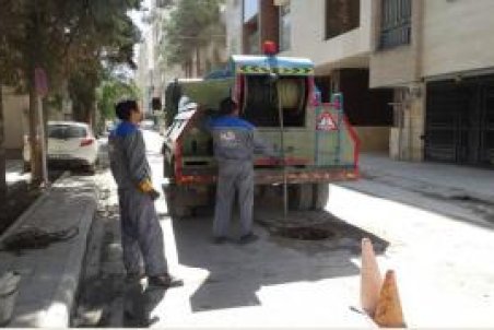 شستشوي بيش ۴۰ كيلومترشبكه فاضلاب دردي ماه سال۹۷ ، آبفا منطقه۲