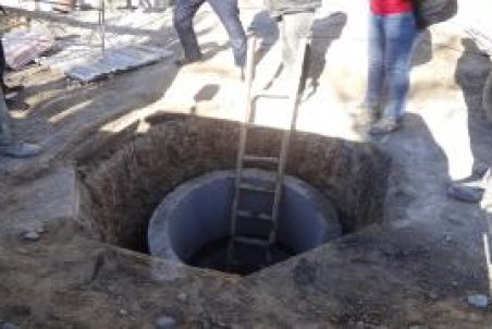 ساخت دو حوضچه مخصوص جمع آوری فاضلاب بر روی کلکتور اصلی در شهرضا