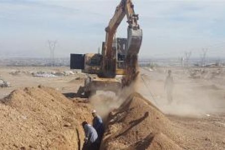 فاز اول خط آبرسانی به كشتارگاه صنعتی نجف آباد  به پايان رسيد