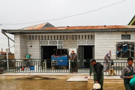 گلستان|فروریختن بخشی از دیواره رودخانه قره‌سو