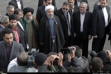 رئیس جمهوری وارد خوزستان شد