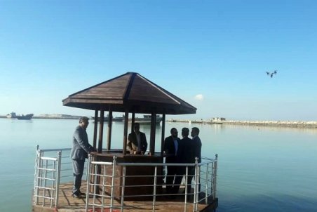 هرمزگان| تولید ۱۰ فروند آلاچیق شناور در جزیره قشم