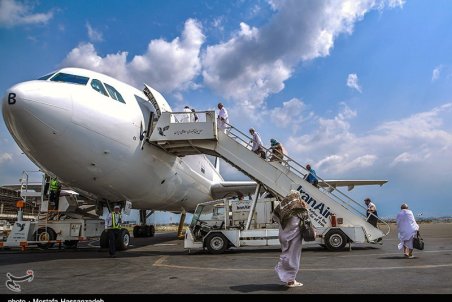 همدان| اماواگرهای پرواز حجاج از فرودگاه همدان
