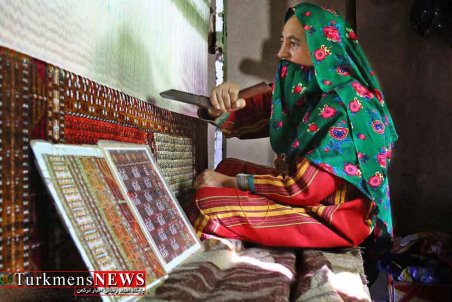 خراسان شمالی| فرش ترکمن در تاروپود مشکلات