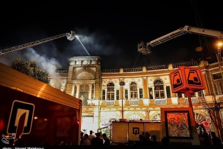 احتمال ریزش بنای تاریخی میدان حسن‌آباد