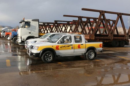 لرستان| بهره‌برداری از ۹ پل فلزی خرپایی در مناطق سیل‌زده